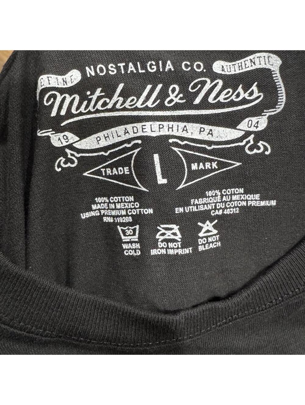 Mitchell & Ness Men's Black Tshirt - Picture 6 of 8